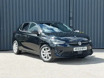Used Vauxhall Corsa SRi 100 HP (73 kW) 2020 Black Hatchback
