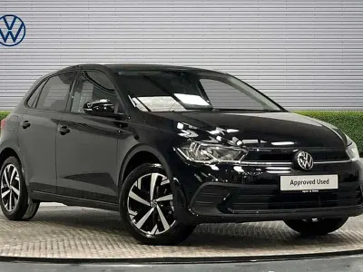 Used VW Polo Match 95 HP (69 kW) 2025 Black Hatchback