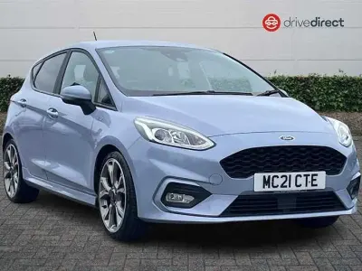 Second-hand Ford Fiesta ST-Line X 2021 Albastru Hatchback