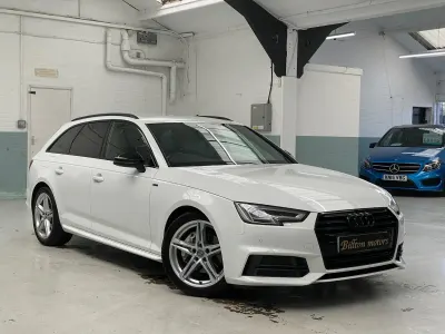 Used Audi A4 S-Line 190 HP (139 kW) 2017 White Estate