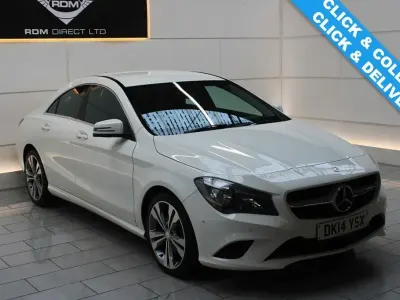 Used Mercedes CLA220 170 HP (125 kW) 2014 White Coupe