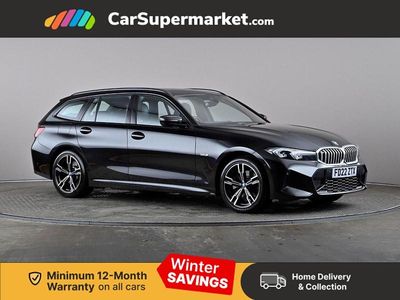 Black Used 2022 BMW 330e M Sport Estate | £20,197 (Fair price)