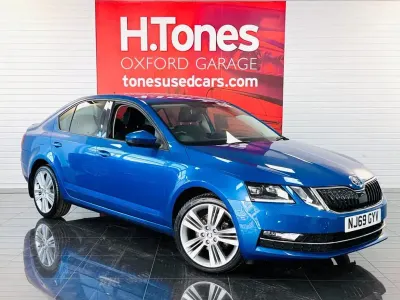 Used Skoda Octavia SE L 150 HP (110 kW) 2019 Blue Hatchback