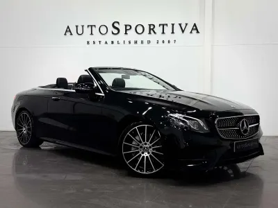 Used Mercedes E300 AMG line 245 HP (180 kW) 2020 Black Cabriolet