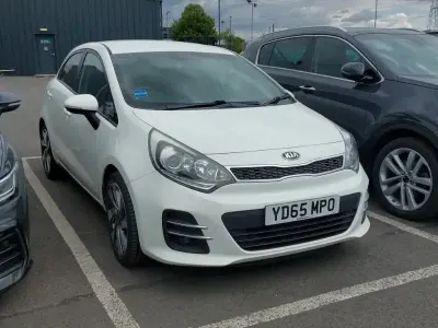 Used Kia Rio 2015 White Hatchback