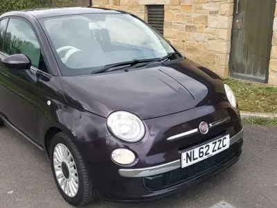 Used Fiat 500 Lounge 85 HP (62 kW) 2012 Mauve Hatchback