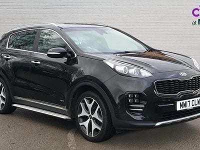 Black Used 2017 Kia Sportage GT-Line SUV | £10,380 (Fair price)