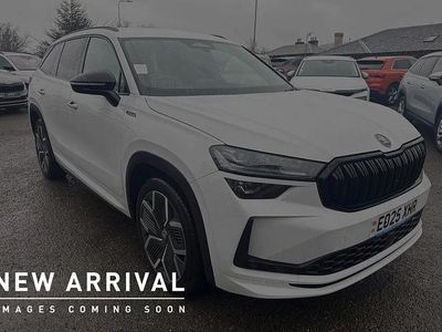 Used Skoda Kodiaq SportLine 147 HP (108 kW) 2025 Moon white metallic SUV