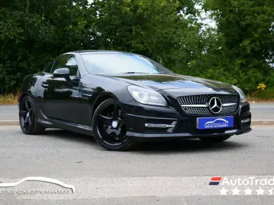 Used Mercedes SLK250 AMG 204 HP (150 kW) 2014 Black Cabriolet