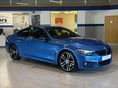 Used BMW 420 Coupé M Sport 190 HP (139 kW) 2020 Blue Coupe