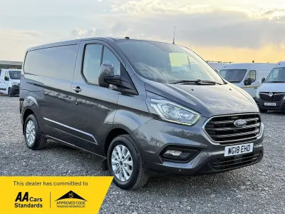 Used Ford Transit Custom Limited 130 HP (95 kW) 2018 Grey Van