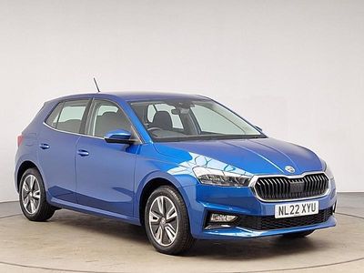 Used Skoda Fabia SE L 110 HP (80 kW) 2022 Blue Hatchback