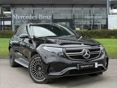 Used Mercedes EQC400 AMG Line Premium 300 kW (408 HP) 2022 Black SUV