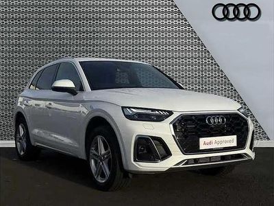 White Used 2022 Audi Q5 S-Line SUV | £31,798 (Fair price)