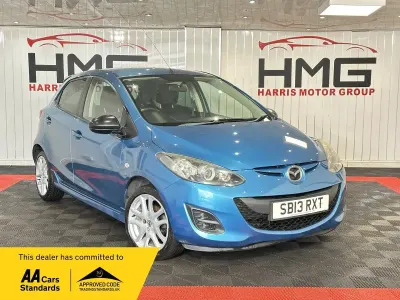 Gebraucht Mazda 2 2013 Blau Kleinwagen