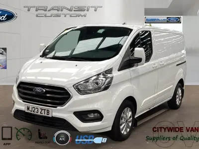 Used Ford Transit Custom Limited 130 HP (95 kW) 2023 White Van