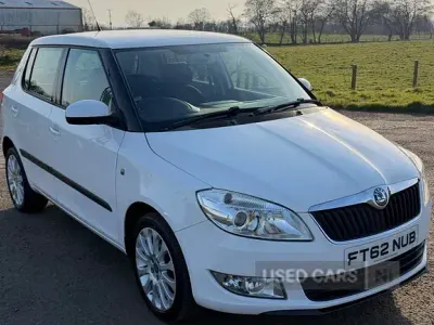 Used Skoda Fabia Elegance 90 HP (66 kW) 2012 White Hatchback