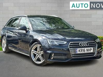Used Audi A4 S-Line 187 HP (137 kW) 2016 Blue Estate