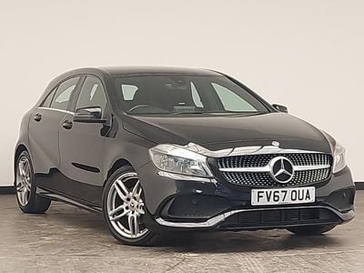 Used Mercedes A180 AMG line 109 HP (80 kW) 2017 Black Hatchback