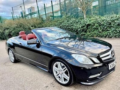 Used Mercedes E220 170 HP (125 kW) 2012 Black Cabriolet
