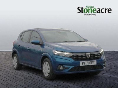 Used Dacia Sandero Comfort 91 HP (66 kW) 2022 Blue Hatchback