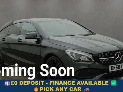 Used Mercedes CLA220 AMG line 2018 Black Sedan