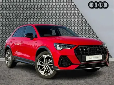 Used Audi Q3 Black Edition 150 HP (110 kW) 2022 Red SUV
