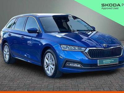 Used Skoda Octavia SE L 110 HP (80 kW) 2024 Race blue metallic Estate