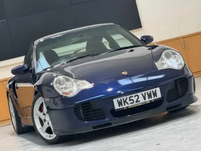 Usado Porsche 996 Turbo 414 HP (304 kW) 2002 Azul Coupé