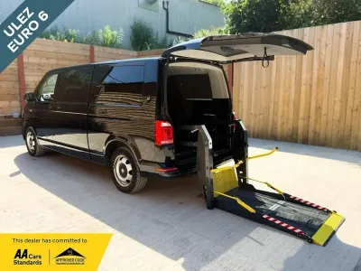 Used VW T6 SE 150 HP (110 kW) 2018 Black Van