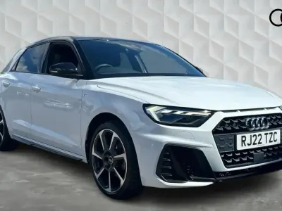 Used Audi A1 Sportback Black Edition 2022 White Hatchback