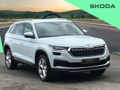 Used Skoda Kodiaq SE L Executive 150 HP (110 kW) 2024 White SUV