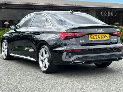Used Audi A3 S-Line 150 HP (110 kW) 2024 Black Sedan