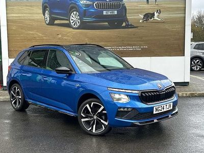 Used Skoda Kamiq Monte Carlo 85 HP (62 kW) 2024 Race blue metallic SUV