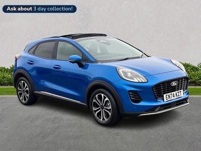Used Ford Puma Titanium 125 HP (91 kW) 2025 Blue SUV