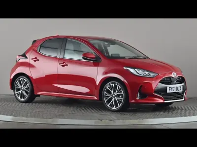 Used Toyota Yaris Hybrid 2021 Red Hatchback