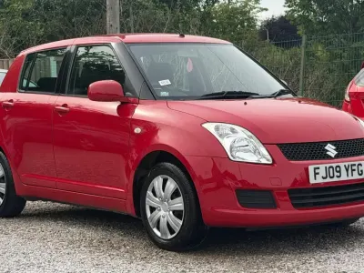 Used Suzuki Swift GL 92 HP (67 kW) 2009 Red Hatchback