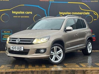 Used VW Tiguan R-line 177 HP (130 kW) 2015 Beige SUV