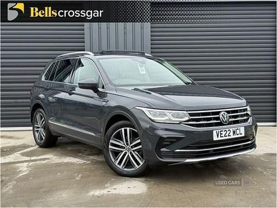 Grey Used 2022 VW Tiguan Elegance SUV | £23,195 (Fair price)