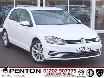 White Used 2019 VW Golf VII GT Hatchback | £17,490 (Fair price)