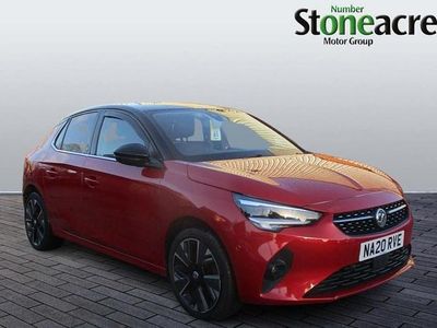 Used Vauxhall Corsa-e Elite 100 kW (136 HP) 2020 Red Hatchback