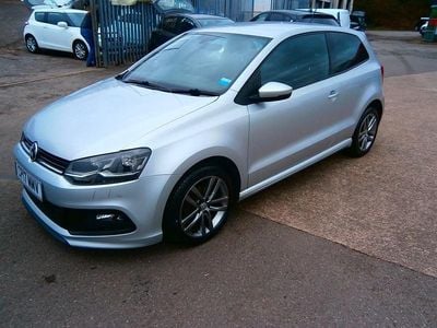Used VW Polo R-line 90 HP (66 kW) 2017 Silver Hatchback
