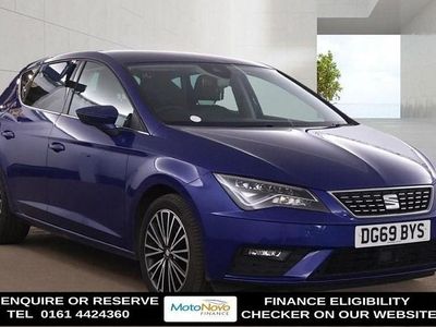 Begagnad Seat Leon XCELLENCE Lux 150 HK (110 kW) 2019 Blå Halvkombi