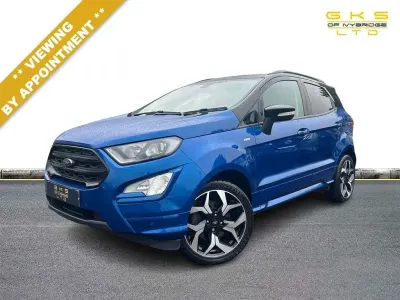 Used Ford Ecosport ST-Line 125 HP (91 kW) 2018 Blue SUV