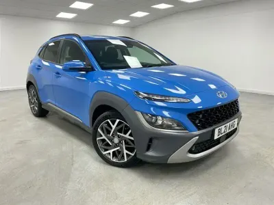 Used Hyundai Kona Premium 141 HP (103 kW) 2021 Blue SUV