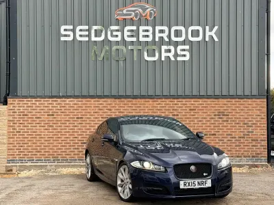 Used Jaguar XF Portfolio 271 HP (199 kW) 2015 Blue Sedan