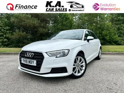 Used Audi A3 150 HP (110 kW) 2018 White Sedan