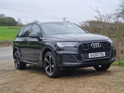 Used Audi Q7 Black Edition 286 HP (210 kW) 2020 Black SUV