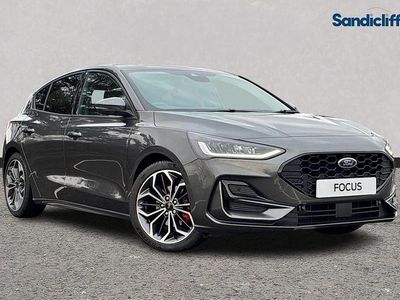 Chrome blue (premium colour) New 2025 Ford Focus ST-Line X Hatchback | £22,735 (Fair price)