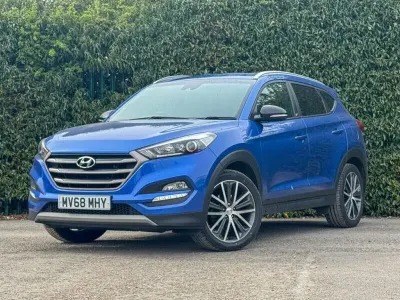Used Hyundai Tucson GO! 141 HP (103 kW) 2018 Blue SUV